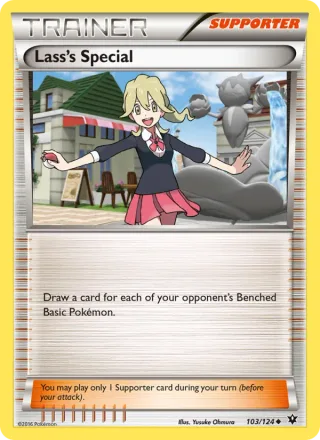 Lass's Special #103 · Fates Collide Pokémon card