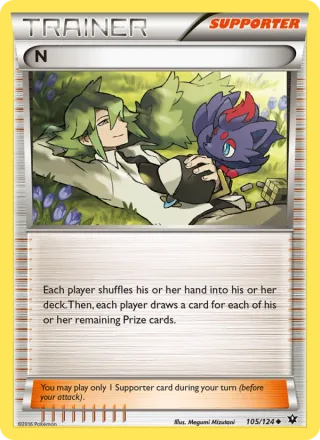 N #105 · Fates Collide Pokémon card