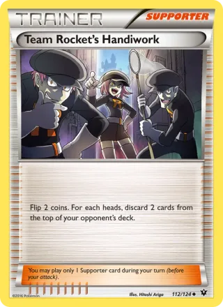 Team Rocket's Handiwork #112 · Fates Collide Pokémon card
