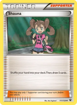 Shauna #111 · Fates Collide Pokémon card