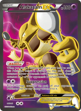 Alakazam EX #117 · Fates Collide Pokémon card