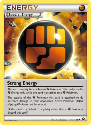 Strong Energy #115 · Fates Collide Pokémon card