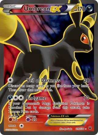 Umbreon EX #119 · Fates Collide Pokémon card