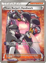 Team Rocket's Handiwork · Fates Collide Pokémon card