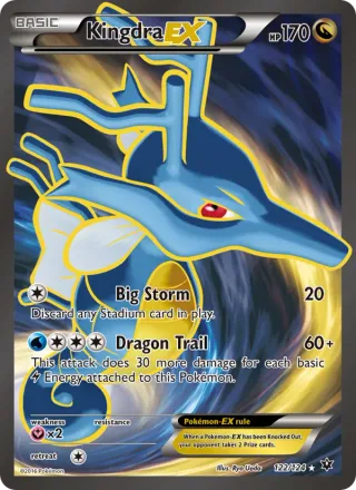 Kingdra EX #122 · Fates Collide Pokémon card