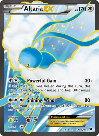 Altaria EX #123 · Fates Collide Pokémon card