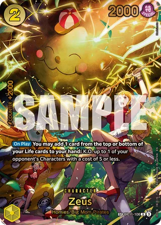Zeus (Official Playmat -Bandai Card Games Fest 24-25 Edition-) #OP11-106-official-playmat-bandai-card-games-fest-24-25-edition · One Piece Promotion Cards One Piece card