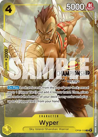 Wyper (CS 25-26 Celebration Pack) #OP08-110-cs-25-26-celebration-pack · One Piece Promotion Cards One Piece card