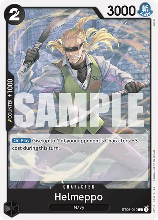 Helmeppo (Jolly Roger Foil) #ST06-010-jolly-roger-foil · Premium Booster -The Best- One Piece card