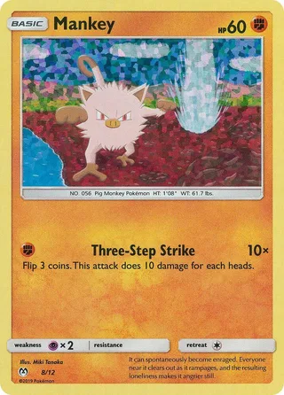 Mankey #8 · McDonald's Collection 2019 Pokémon card