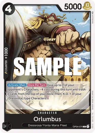 Orlumbus #OP04-079 · Kingdoms of Intrigue Pre-Release Cards One Piece card