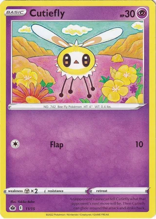 Cutiefly #11 · McDonald's Collection 2022 Pokémon card