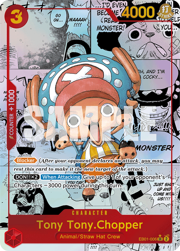 Tony Tony.Chopper (Alternate Art) (Manga) full card art