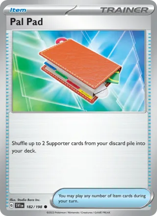 Pal Pad #182 · Scarlet & Violet Pokémon card