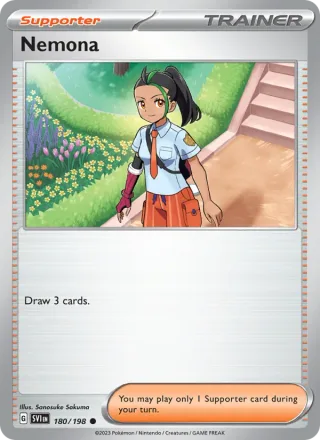 Nemona #180 · Scarlet & Violet Pokémon card