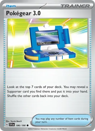 Pokégear 3.0 #186 · Scarlet & Violet Pokémon card