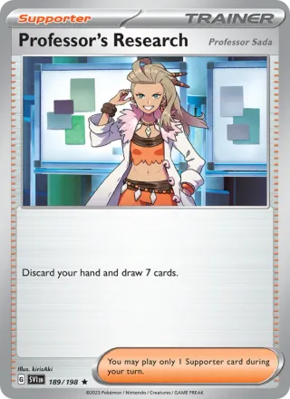 Professor's Research #189 · Scarlet & Violet Pokémon card