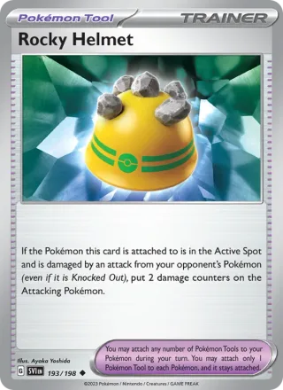 Rocky Helmet #193 · Scarlet & Violet Pokémon card