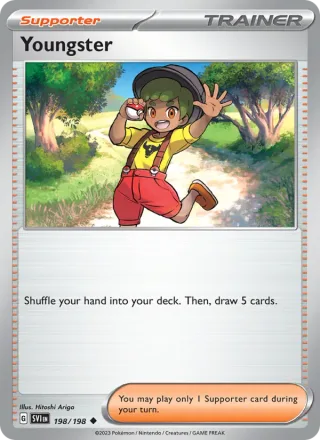 Youngster #198 · Scarlet & Violet Pokémon card