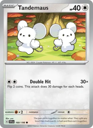 Tandemaus #160 · Scarlet & Violet Pokémon card