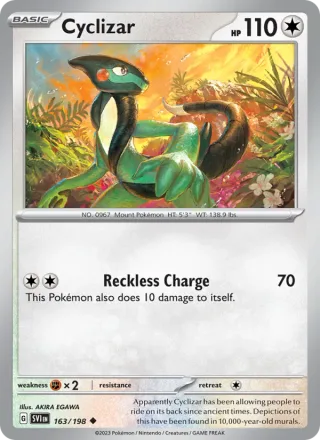 Cyclizar #163 · Scarlet & Violet Pokémon card