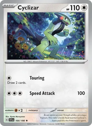 Cyclizar #164 · Scarlet & Violet Pokémon card