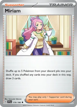 Miriam #179 · Scarlet & Violet Pokémon card