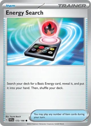 Energy Search #172 · Scarlet & Violet Pokémon card
