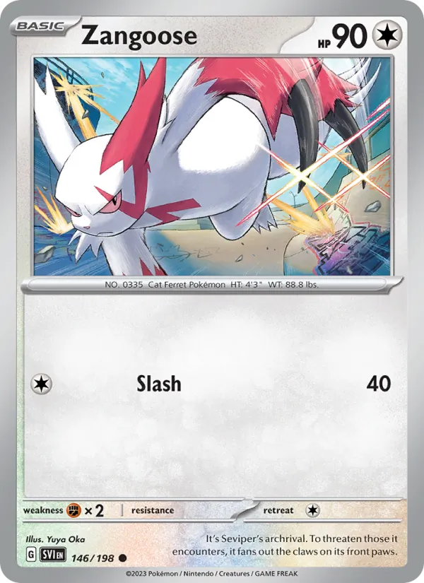 Zangoose full card art