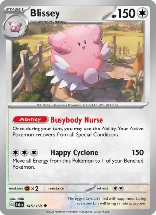 Blissey #145 · Scarlet & Violet Pokémon card
