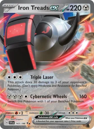 Iron Treads ex #143 · Scarlet & Violet Pokémon card