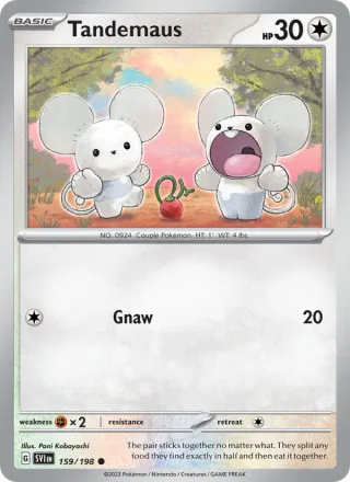 Tandemaus #159 · Scarlet & Violet Pokémon card