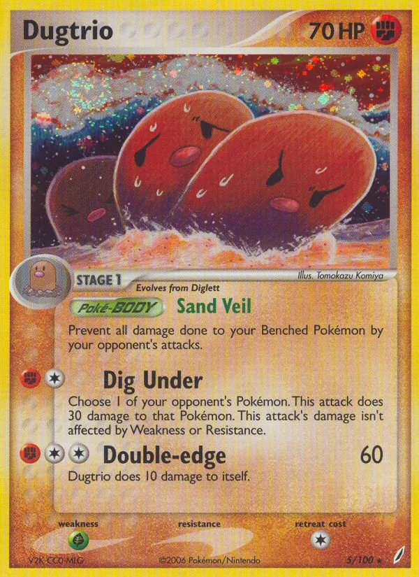 Dugtrio full card art