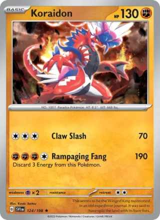 Koraidon #124 · Scarlet & Violet Pokémon card