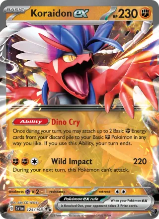 Koraidon ex #125 · Scarlet & Violet Pokémon card