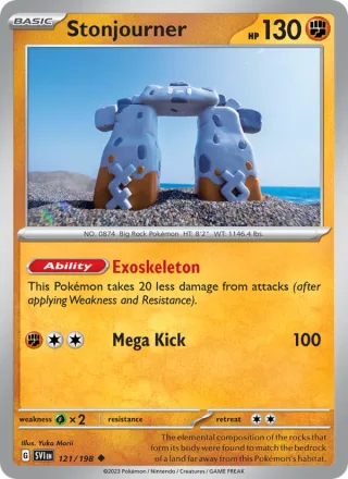 Stonjourner #121 · Scarlet & Violet Pokémon card
