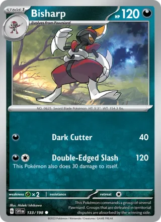 Bisharp #133 · Scarlet & Violet Pokémon card