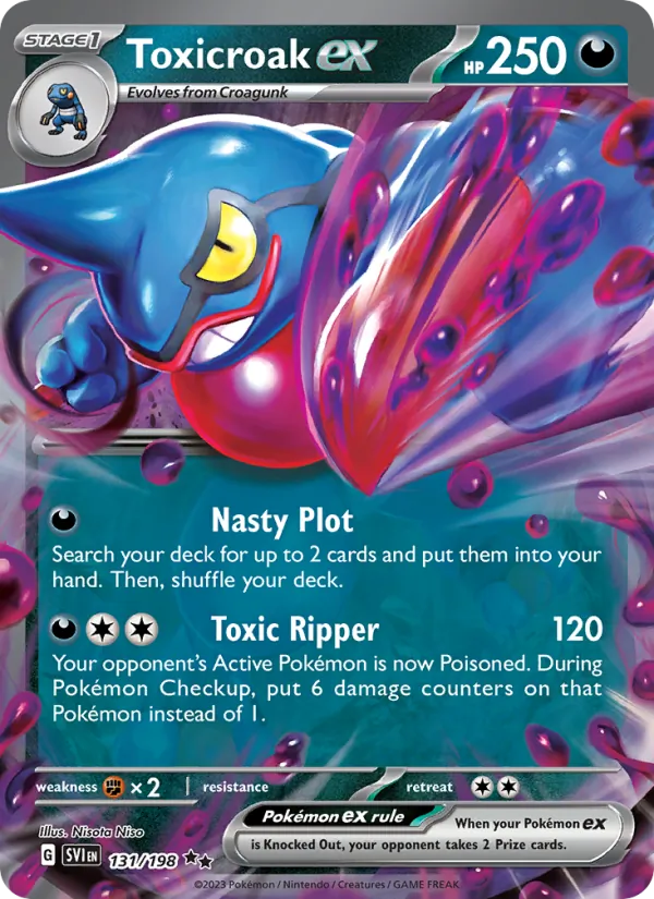 Toxicroak ex full card art