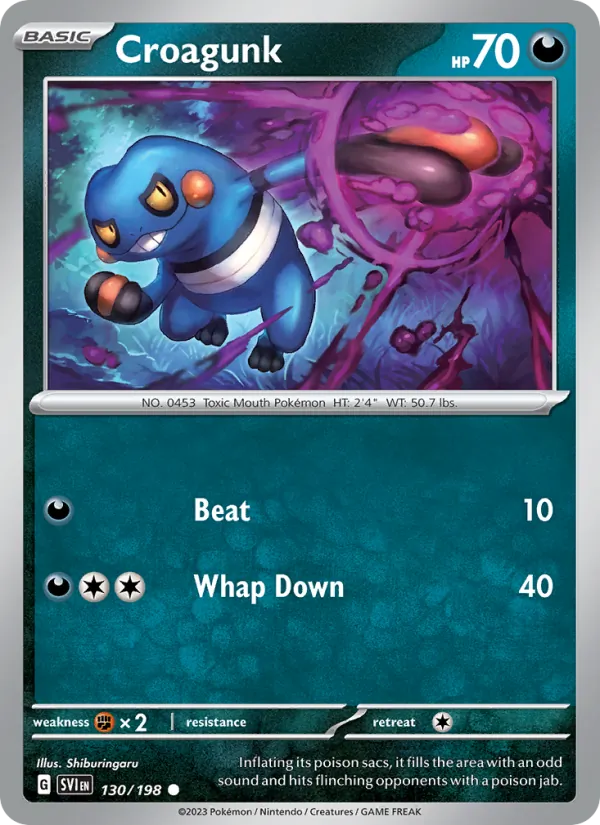 Croagunk full card art
