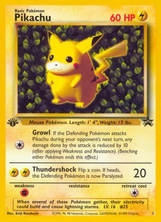 Pikachu #1 · Wizards Black Star Promos Pokémon card