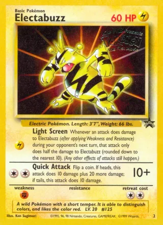Electabuzz #2 · Wizards Black Star Promos Pokémon card