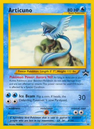 Articuno #48 · Wizards Black Star Promos Pokémon card