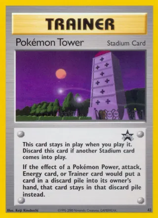 Pokémon Tower #42 · Wizards Black Star Promos Pokémon card