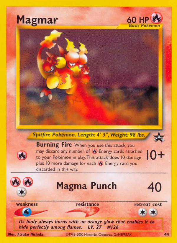 Magmar full card art