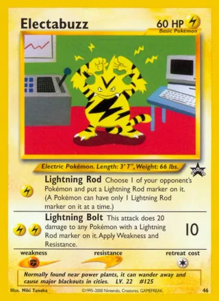 Electabuzz #46 · Wizards Black Star Promos Pokémon card