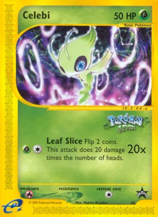 Celebi #50 · Wizards Black Star Promos Pokémon card