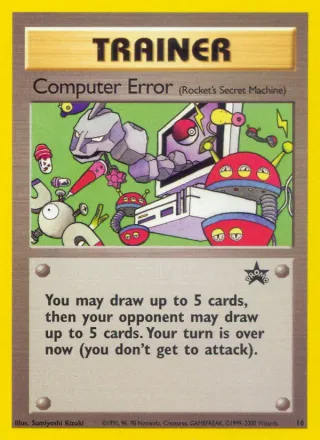 Computer Error #16 · Wizards Black Star Promos Pokémon card