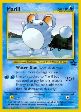 Marill #29 · Wizards Black Star Promos Pokémon card
