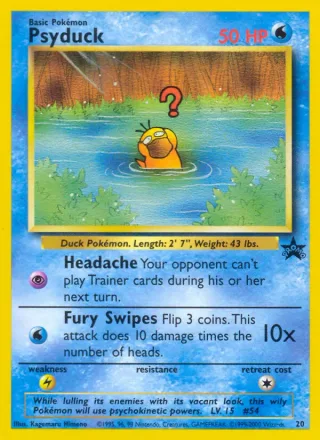 Psyduck #20 · Wizards Black Star Promos Pokémon card