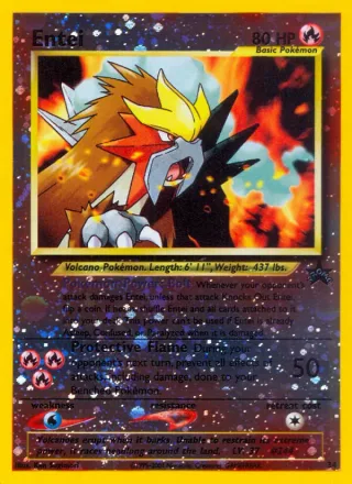 Entei #34 · Wizards Black Star Promos Pokémon card